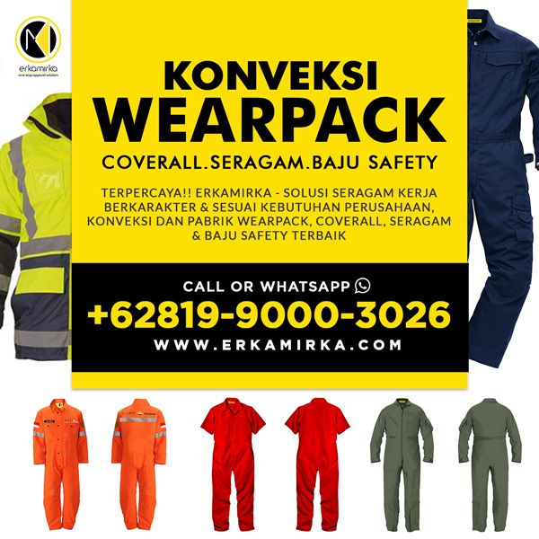 Konveksi Wearpack Jakarta Pabrik Coverall Safety Murah